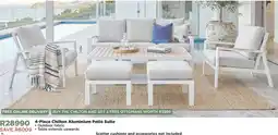 House & Home Chilton Aluminium Patio Suite offer