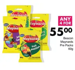 Save Beacon Maynards Pre Packs offer