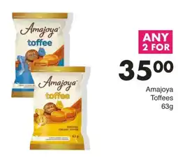 Save Amajoya Toffees offer