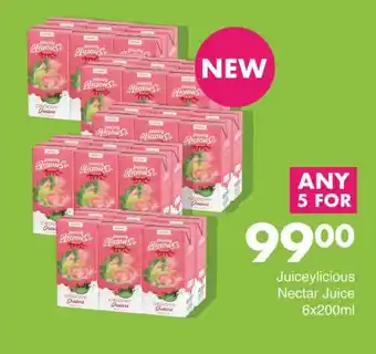 Save Juiceylicious Nectar Juice offer