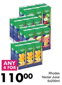 Save Rhodes Nectar Juice offer