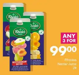 Save Rhodes Nectar Juice offer