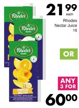 Save Rhodes Nectar Juice offer