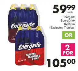 Save Energade Sport Drink (Excluding Tropical) offer