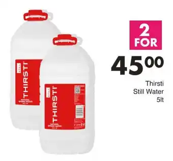 Save Thirsti Still Water offer