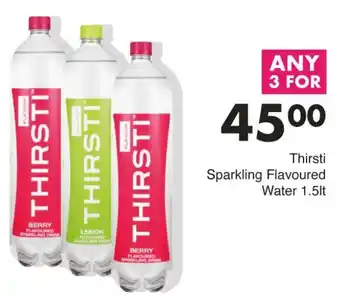 Save Thirsti Sparkling Flavoured Water offer
