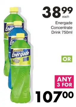Save Energade Concentrate Drink offer