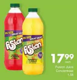Save Fusion Juice Concentrate offer