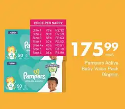 Save Pampers Active Baby Value Pack Diapers offer
