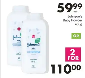 Save Johnson's Baby Powder offer