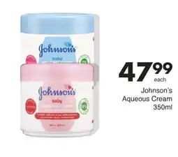 Save Johnson's Aqueous Cream offer