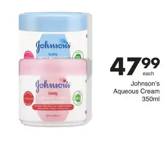 Save Johnson's Aqueous Cream offer
