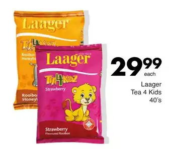 Save Laager Tea 4 Kids offer