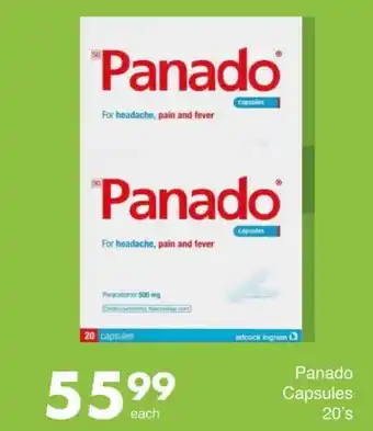 Save Panado Capsules offer