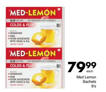 Save Med Lemon Sachets offer