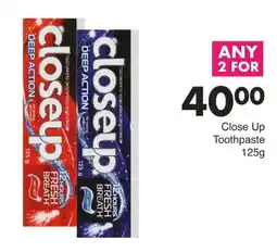 Save Close Up Toothpaste offer