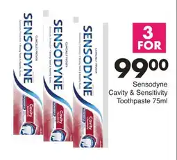 Save Sensodyne Cavity & Sensitivity Toothpaste offer