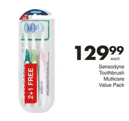 Save Sensodyne Toothbrush Mutlicare Value Pack offer