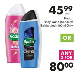 Save Radox Body Wash (Sensual/ Exhilarated) offer
