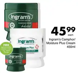 Save Ingram's Camphor/ Moisture Plus Cream offer