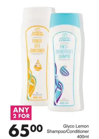 Save Glyco Lemon Shampoo/Conditioner offer