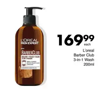 Save L'oreal Barber Club 3-in-1 Wash offer