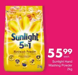 Save Sunlight Hand Washing Powder offer