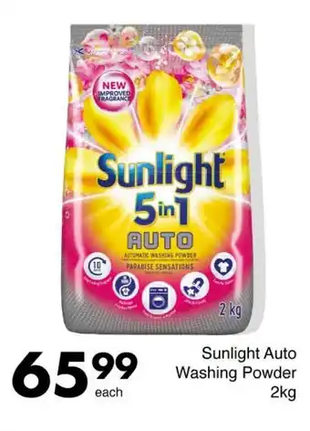Save Sunlight Auto Washing Powder offer