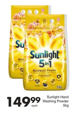 Save Sunlight Hand Washing Powder offer