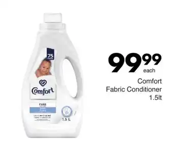 Save Comfort Fabric Conditioner offer