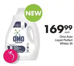Save Omo Auto Liquid Perfect Whites offer