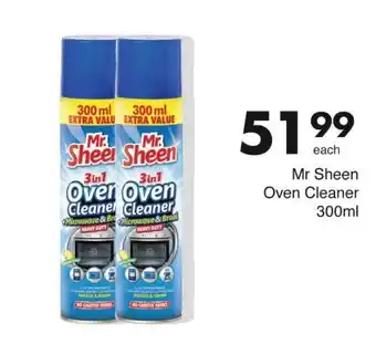 Save Mr Sheen Oven Cleaner offer
