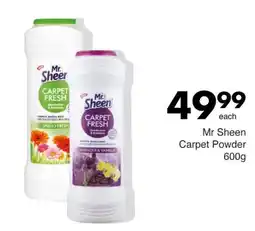 Save Mr Sheen Carpet Powder offer