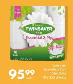 Save Twinsaver Essentials 2ply Toilet Rolls offer