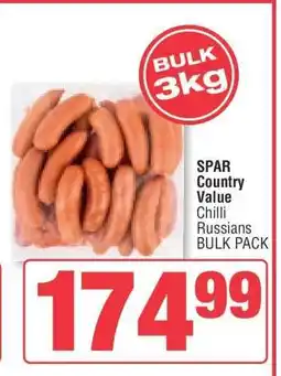 Spar SPAR Country Value Chilli Russians BULK PACK offer