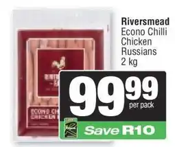 Spar Riversmead Econo Chilli Chicken Russians offer