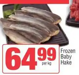 Spar Frozen Baby Hake offer