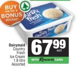 Spar Dairymaid Country Fresh Ice Cream offer