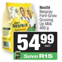 Spar Nestlé Nespray Forti-Grow Growing Up Milk 400 g offer