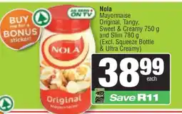 Spar Nola Mayonnaise offer