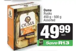 Spar Ouma Rusks offer