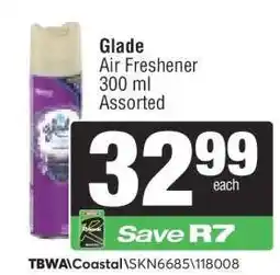 Spar Glade Air Freshener offer