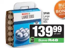 Spar SPAR Large Eggs 60s offer