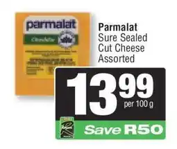 Spar Parmalat Sure Sealed Cut Cheese Assorted offer
