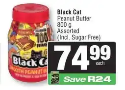Spar BLACK CAT PEANUT BUTTER offer