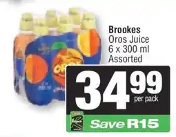 Spar Brookes Oros Juice offer