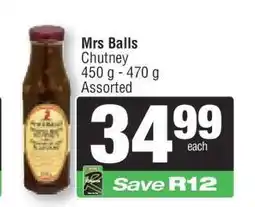 Spar Mrs Balls Chutney offer