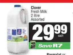 Spar Clover Fresh Milk offer