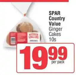 Spar SPAR Country Value Ginger Cakes 10s offer