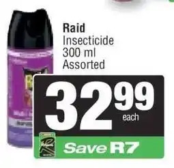 Spar RAID INSECTICIDE offer